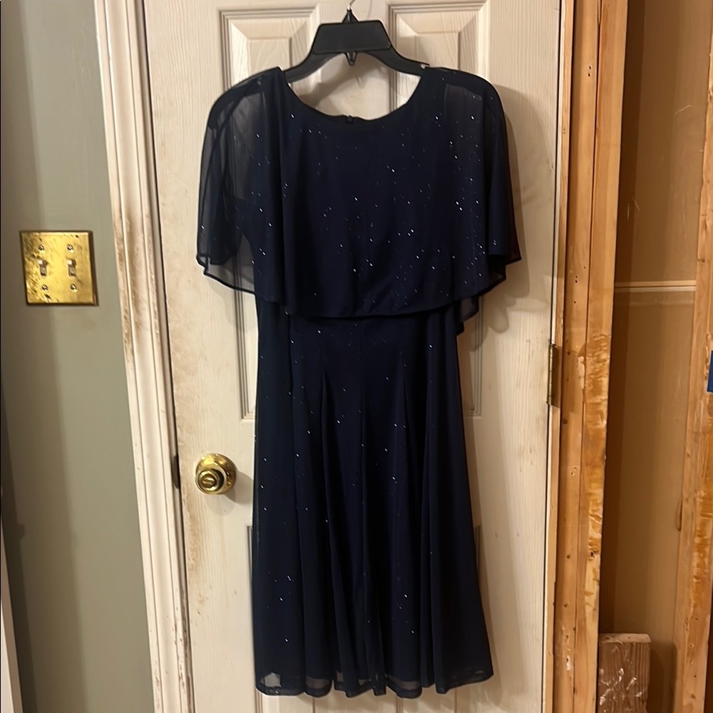 J. Taylor Navy Blue Cocktail Dress